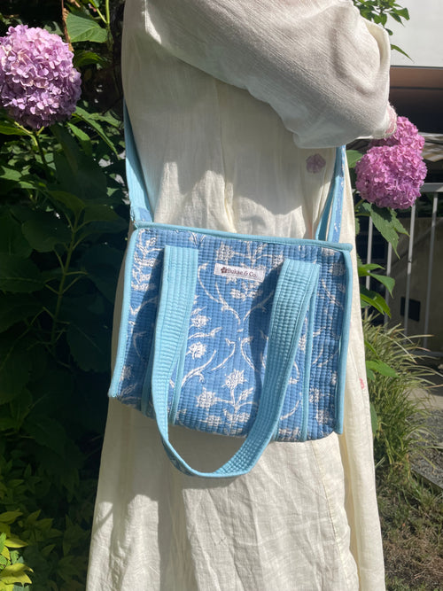 Blue Silence Crossbody Bag