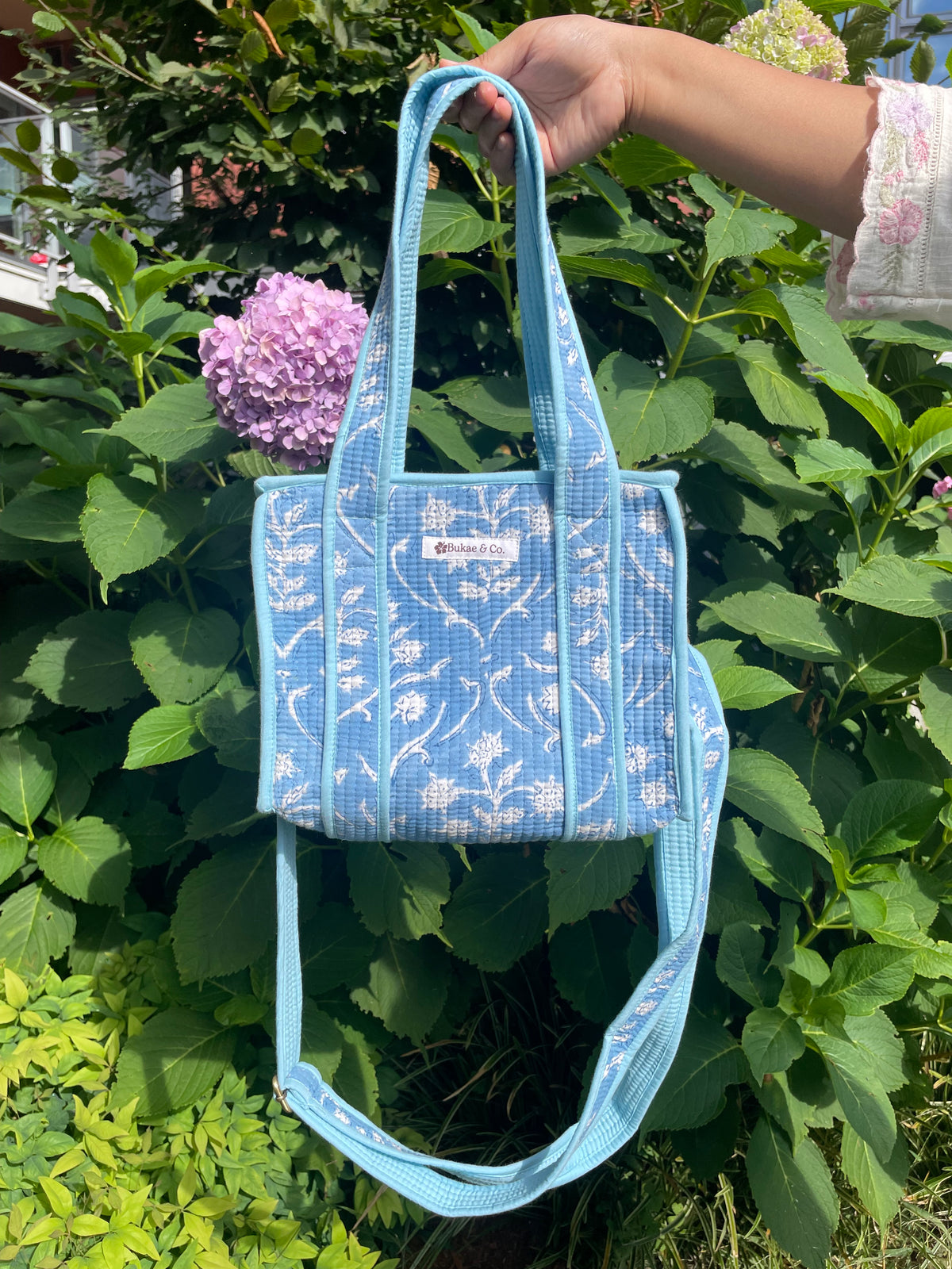 Blue Silence Crossbody Bag